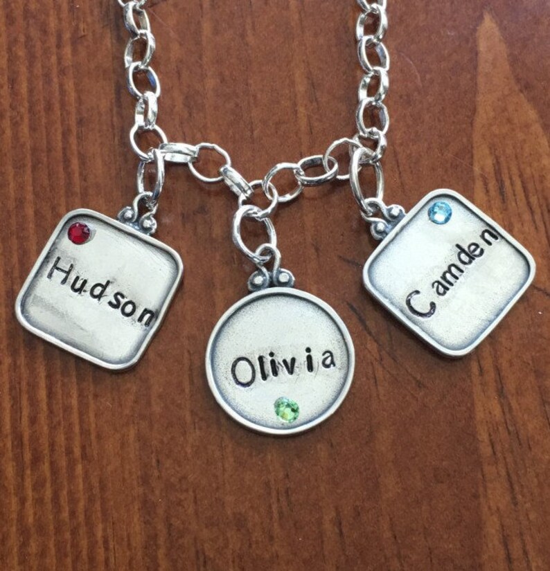 etsy mothers birthstone necklace