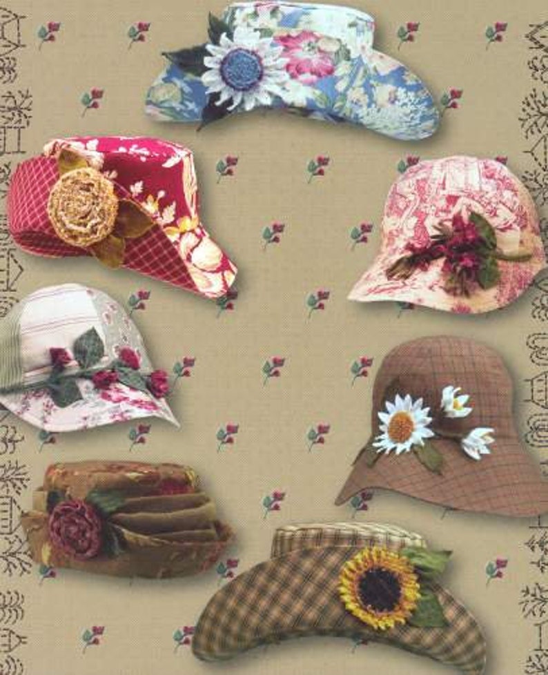 Favorite Floral Hats #13 by The City Stitcher Quilt Collection