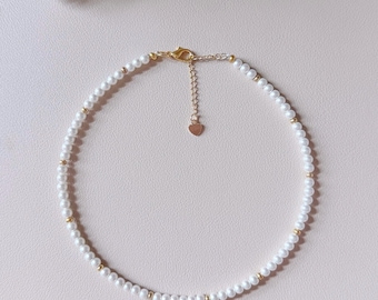 Perlenkette für Kinder, Perlenkette für Kleinkinder, Geschenk für kleine Mädchen, zarter Kinderschmuck