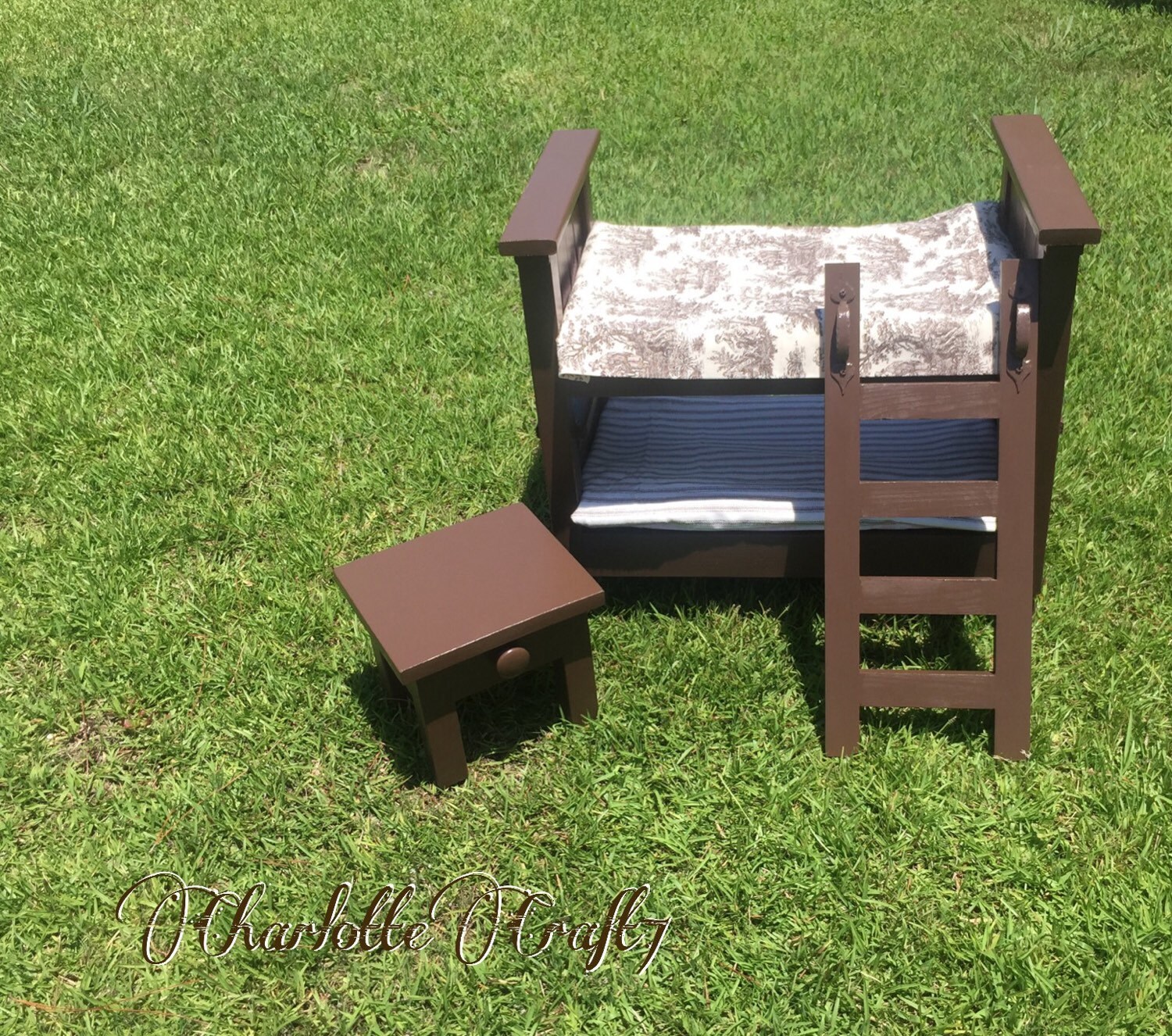 Elegant Newborn Bunk Bed and Nightstand Photography Prop Etsy