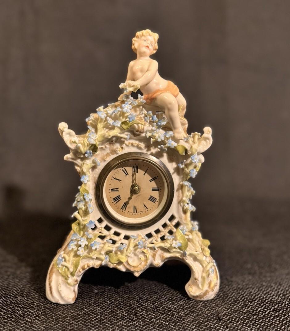 Antique German Porcelain Clock - Etsy - Page 2
