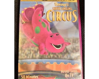 Barney's Super Singing Circus DVD 2000 Classic Collection Mai visto in TV