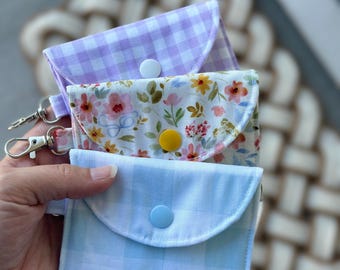 Nyckelrings-kortplånbok | Klippplånbok | Rymmer upp till 10 kort | Vardagsnödvändigheter | Minimalistisk