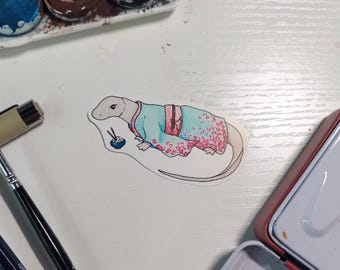 Kimono Dragon Sticker