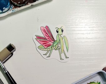 Praying Mantis Sticker
