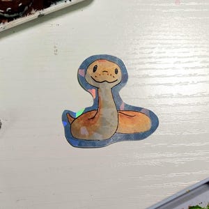 Ball Python Sticker Holographic