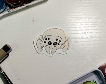 Grey Spider Sticker