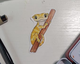 Crested Gecko Sticker