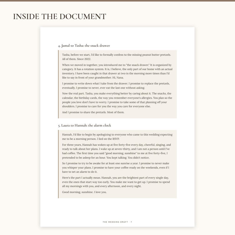 Funny Wedding Vows | 15 Examples, Word, Google Docs, PDF (digital ...