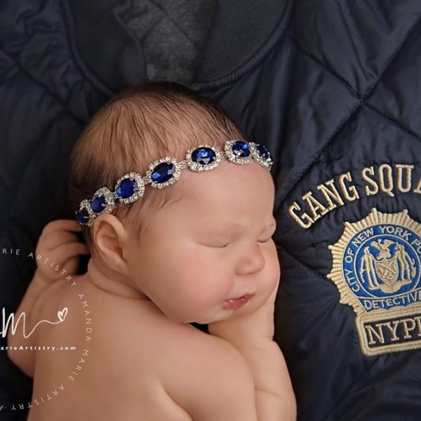 Baby Girl Rhinestone Headband Infant Headband Photo Prop