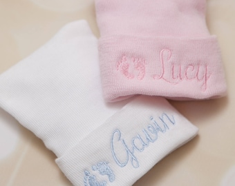 Hospital Baby Boy Baby Girl Newborn Hat Personalized  Newborn Baby Hospital Hat