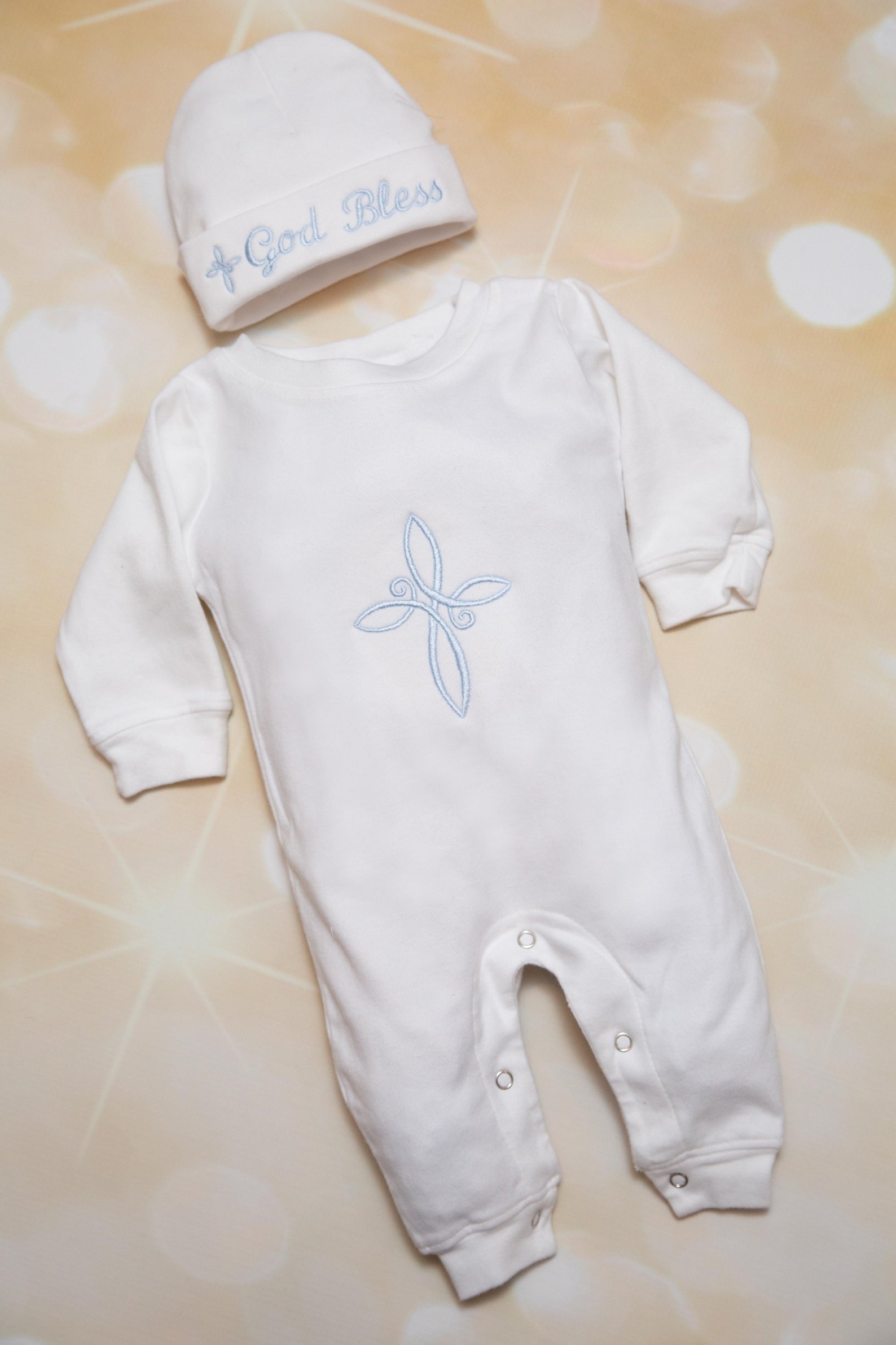 Infant Baby Boy Layette White Cotton Baby Boy Romper Set With Etsy