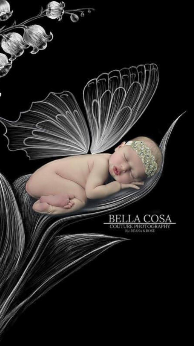 Infant Baby Girl Rhinestone Headband image 1