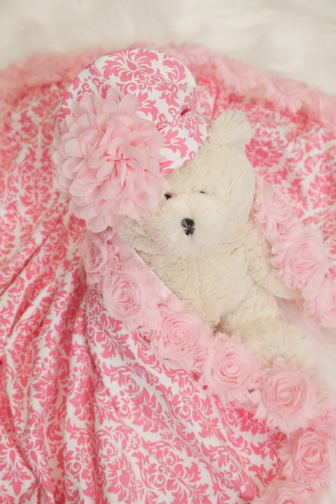 FIRST BABY - Royal Padded Blanket - Pink main image 0