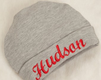 Baby boy Embroidered Infant Baby Boy Hat Cotton Personalized Baby Boy Hat