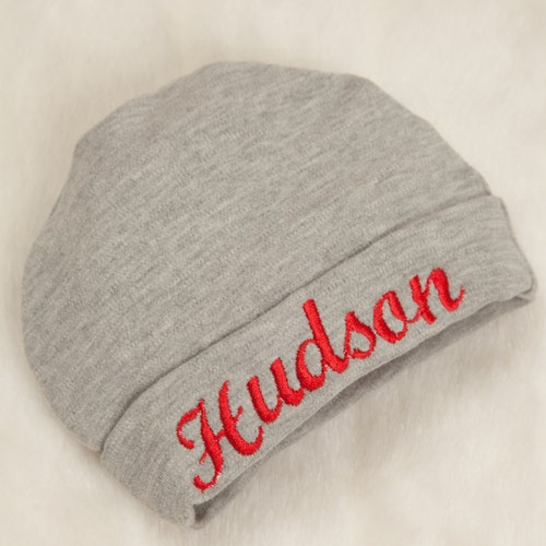 Embroidered Infant Baby Boy Hat Cotton Personalized Baby Boy Etsy