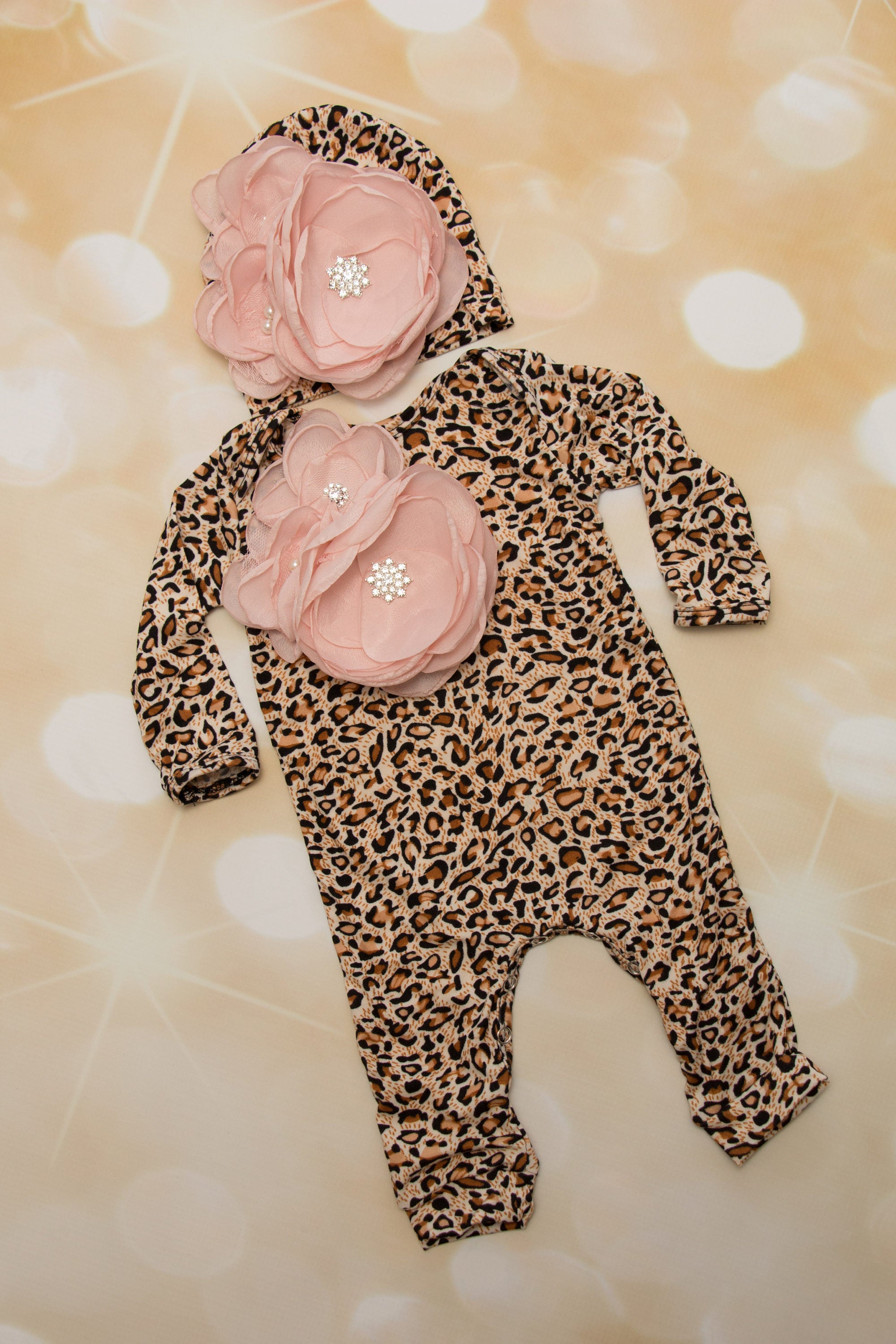 LARCH COTTON BABY ROMPER - NAVY main image 1