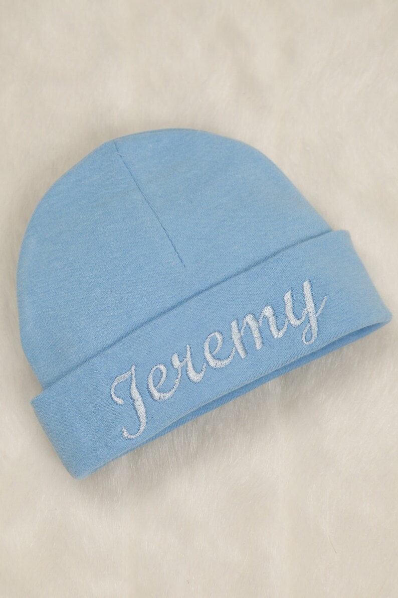 Embroidered Infant Baby Boy Hat Cotton Personalized Baby Boy Etsy