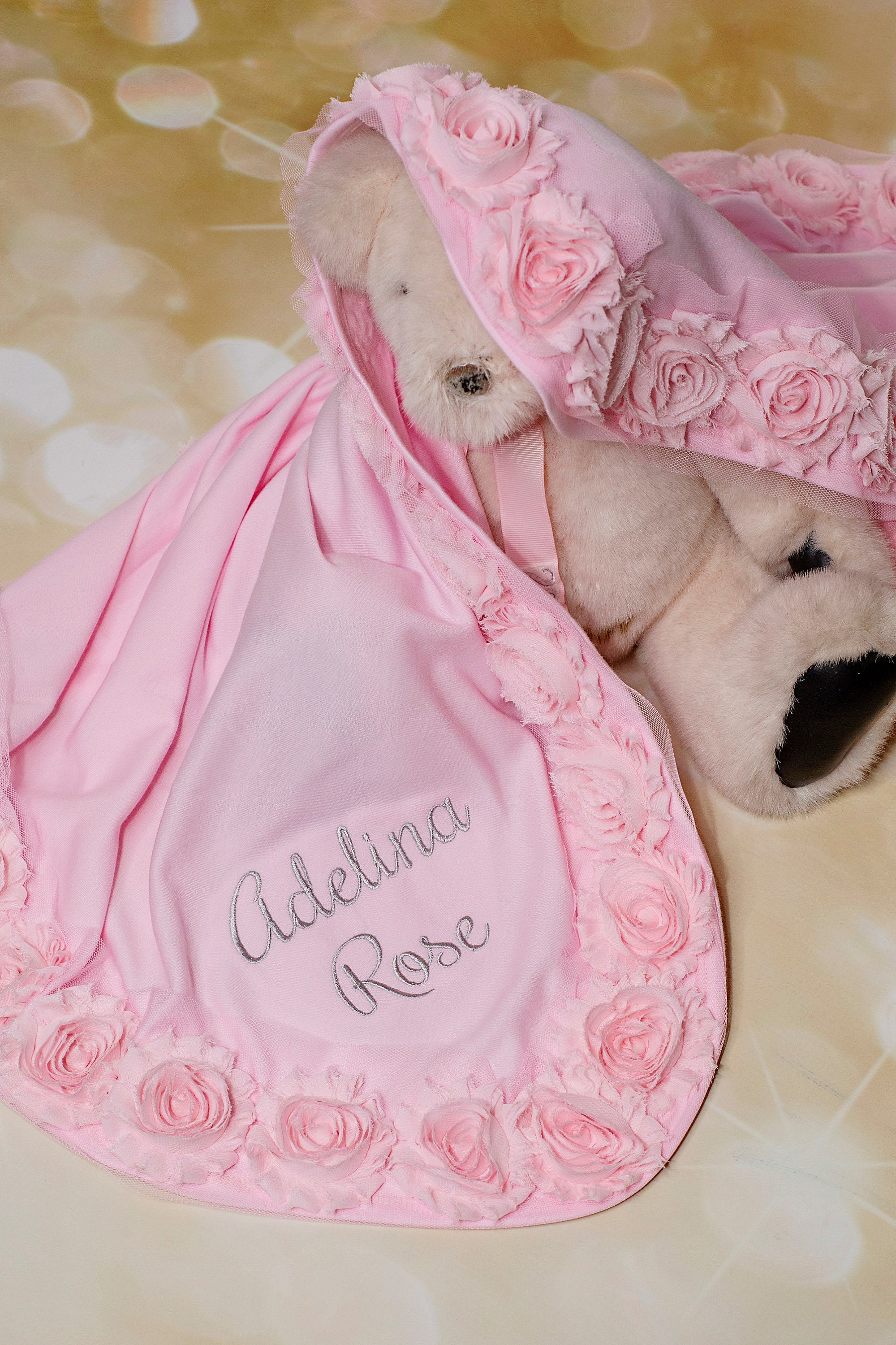 Pink receiving blankets 2025