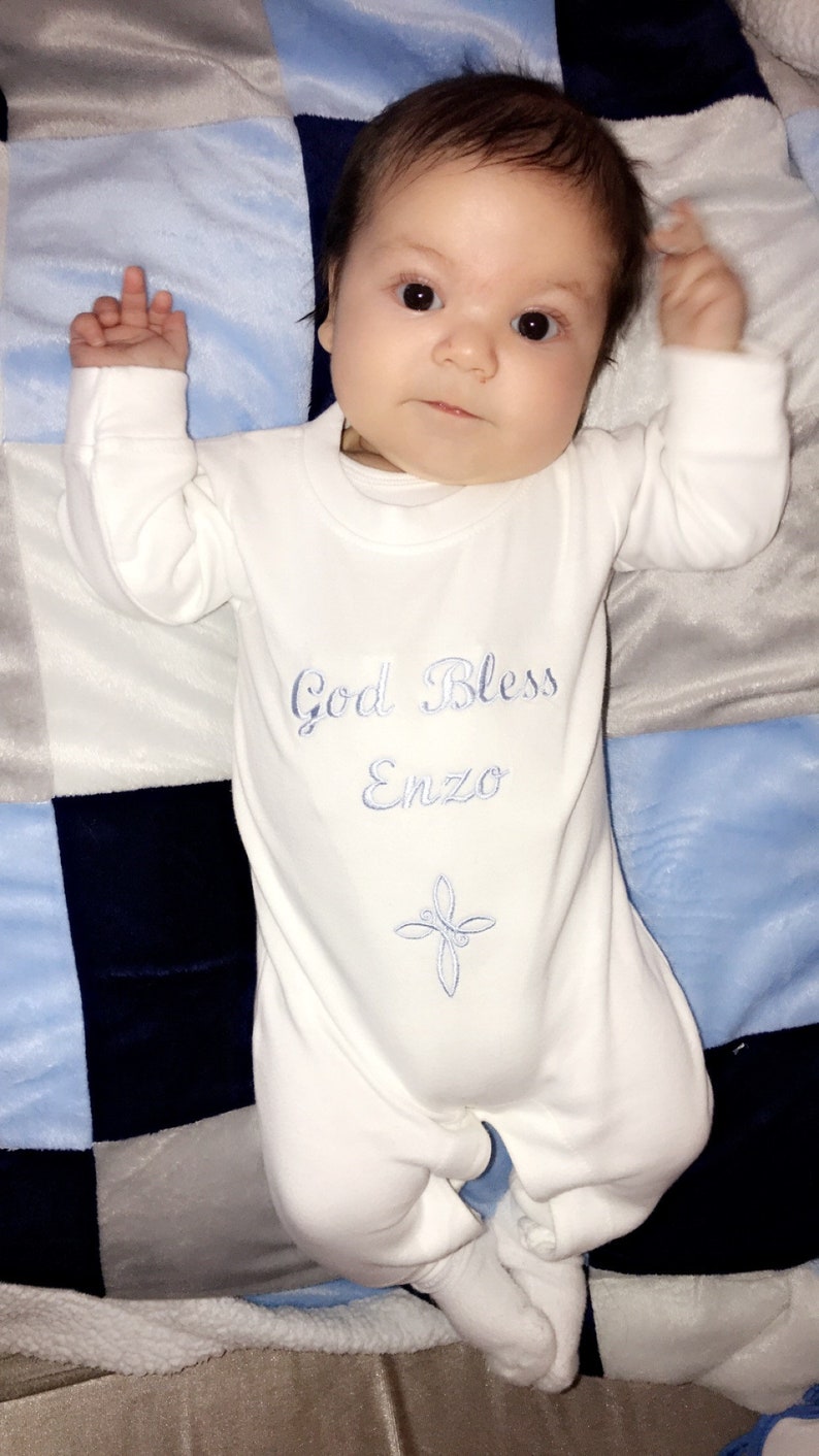 Infant Baby Boy Layette White Cotton Baby Boy Romper Set With Etsy