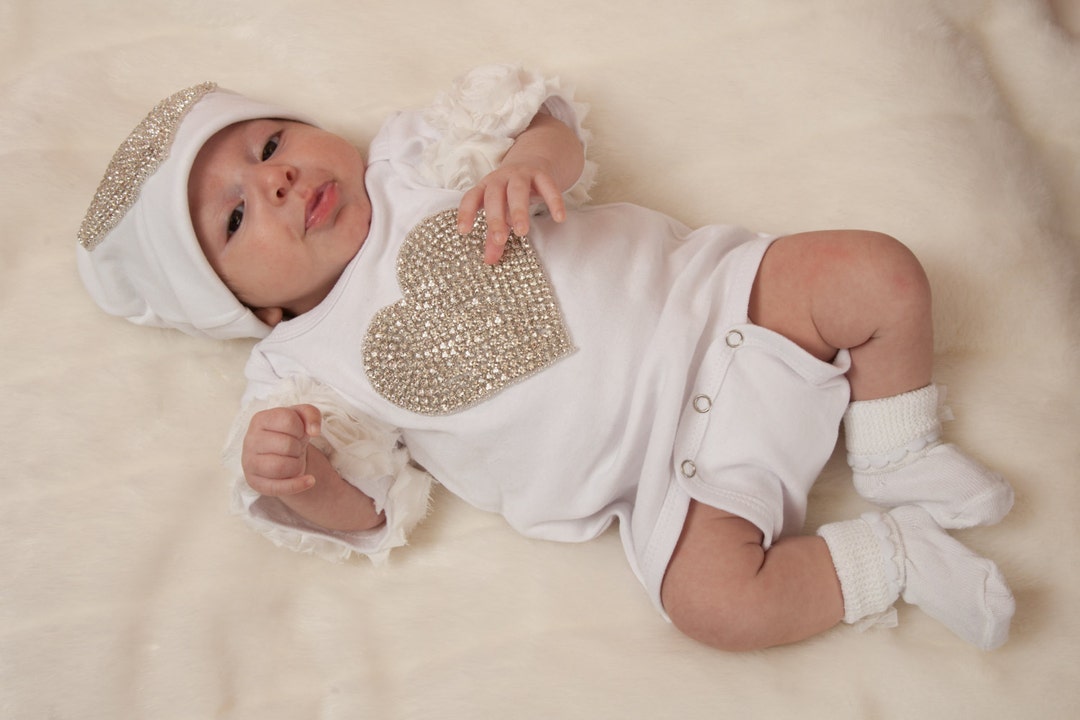 First Baby Girls Accessory In White main image 0