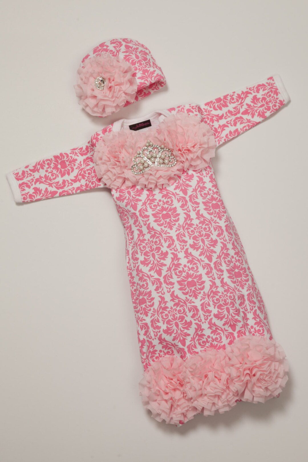 Cuclie Pink Layette Gown main image 0