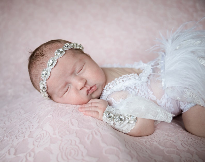 Baby Mädchen Strass Stirnband Säugling Stirnband Photo Prop Bild 6