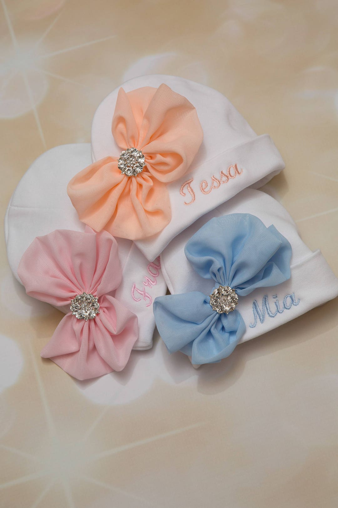 Baby White Birthday Princess Hat Girl Bowknot Cute Hat