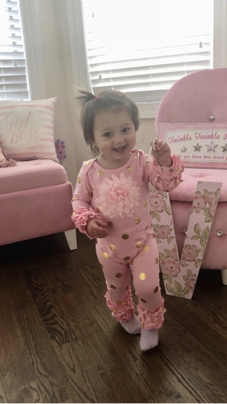 NS gold ruffle baby doll
