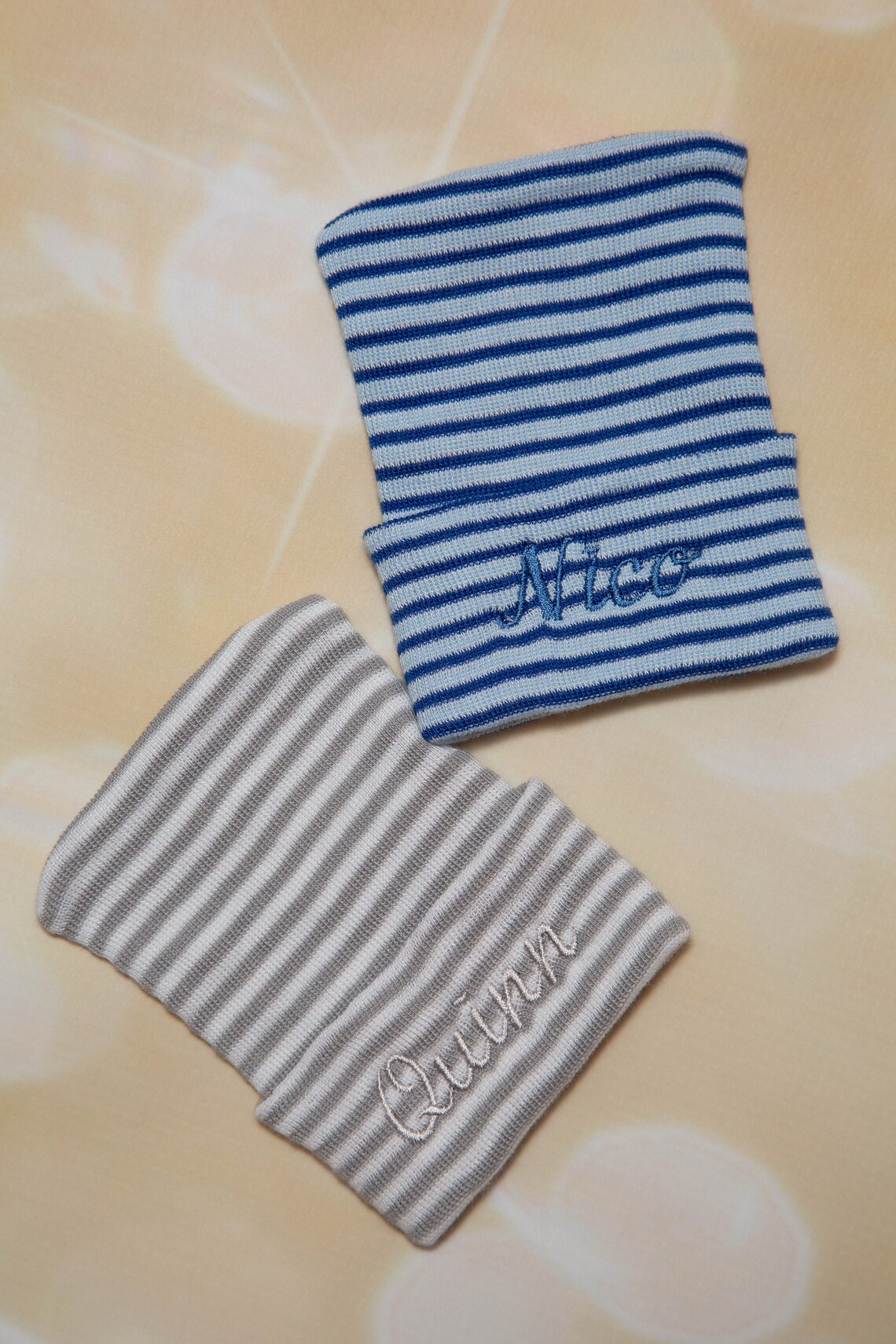 Hospital Baby Boy Newborn Hat Personalized Newborn Baby Boy Etsy