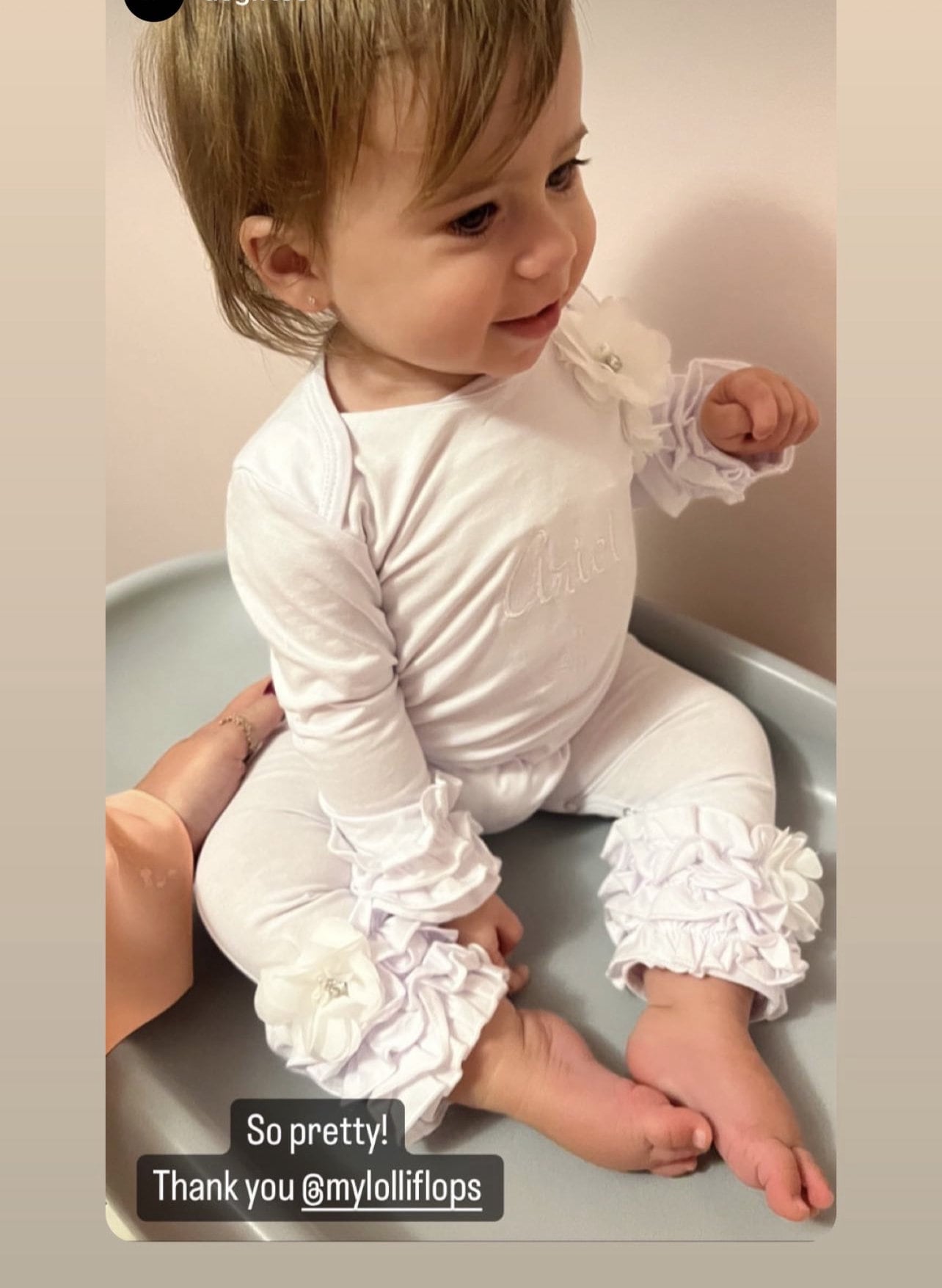 Tutina Neonata Con Cuori E Fascia Capelli - Set Completo Manica Lunga Con Volant, 0-18 Mesi - Foto 8