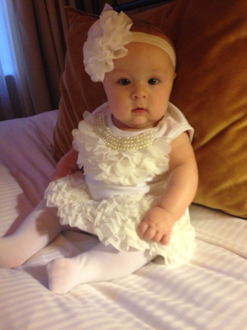 infant white eyelet dress