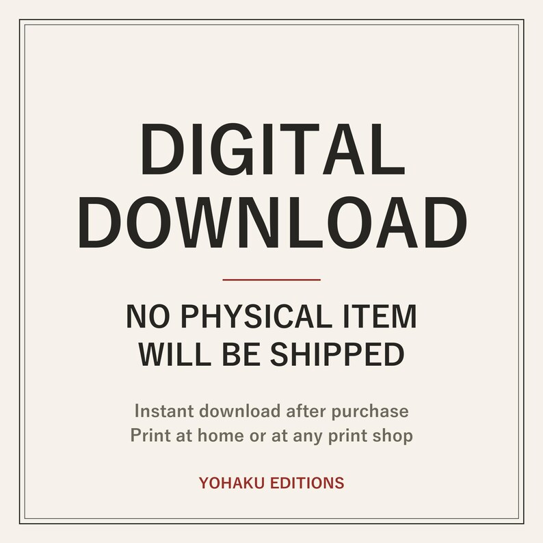 Hiroshige Vollmond Takanawa Druck, Ukiyo-e Japanische Wandkunst (Digitaler Download) Bild 2