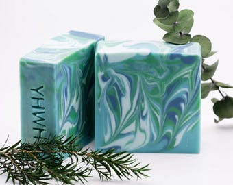 Psalm 19:1 Scripture Soap Bar | Blue Marble Handmade Soap | Christian Gift