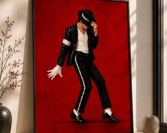 Pop Dance Wall Art, Retro Music Poster, Framed Print