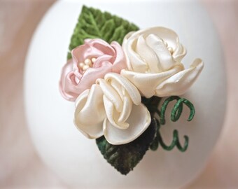 Flower Boutonniere, Groom's Boutonniere, Vintage Inspired Boutonniere, Garden Party Boutonniere,Groomsmen Boutonniere