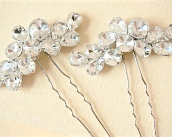 Rhinestone Hair Pins,Bridal Hair Pins,Wedding Hair Pins,Crystal Hair Pins,Bridal Hair Piece,Wedding Hair Piece,Crystal Hair Piece,Bridal
