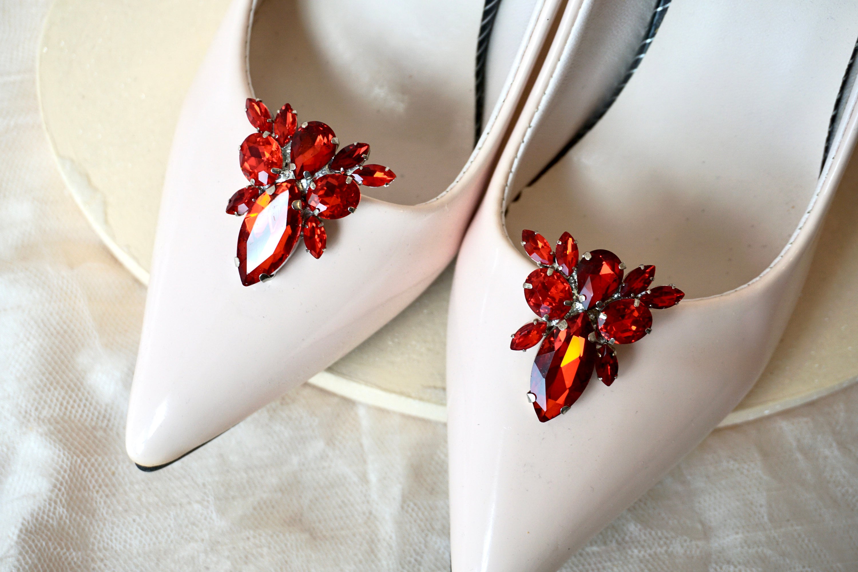 Clips de zapatos rhinestone clips de zapatos de cristal Etsy