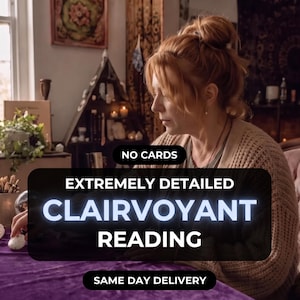 SAME DAY Psychic Reading | No Tools Clairvoyant Reading | Direct Energy Connection | Blind Reading | Accurate Psychic | Fast Delivery