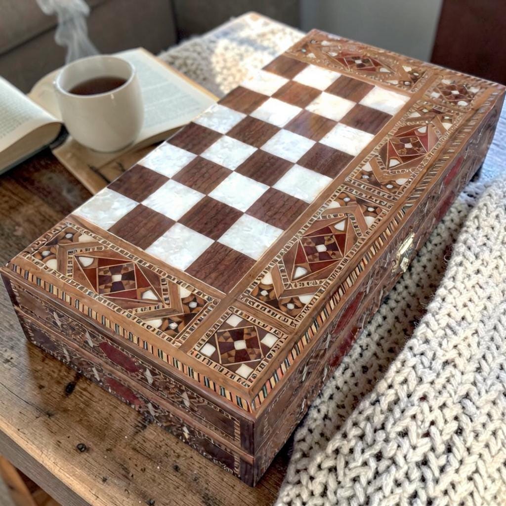 Vintage backgammon set - Etsy 日本