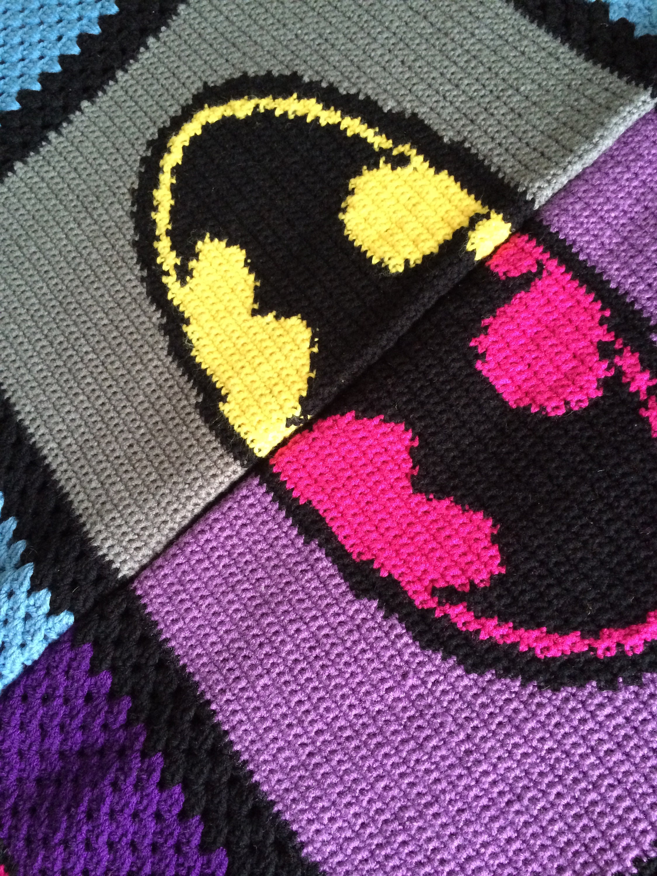Batman Crochet Graphghan Blanket Pattern PDF file only Etsy
