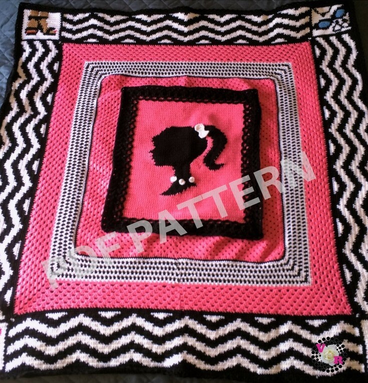 vintage barbie blanket