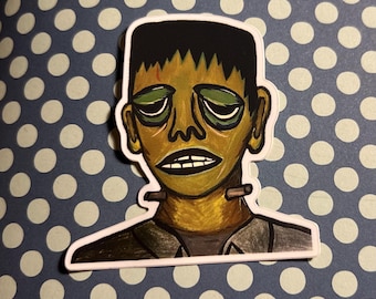 frankenstein’s creature sticker - classic monster