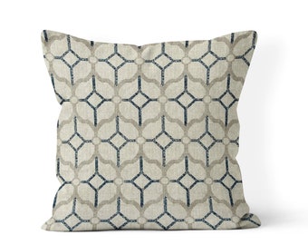 Teal blue throw pillow cover plaid Fall throw pillow covers starting under