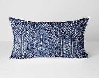blue throw pillow etsy
