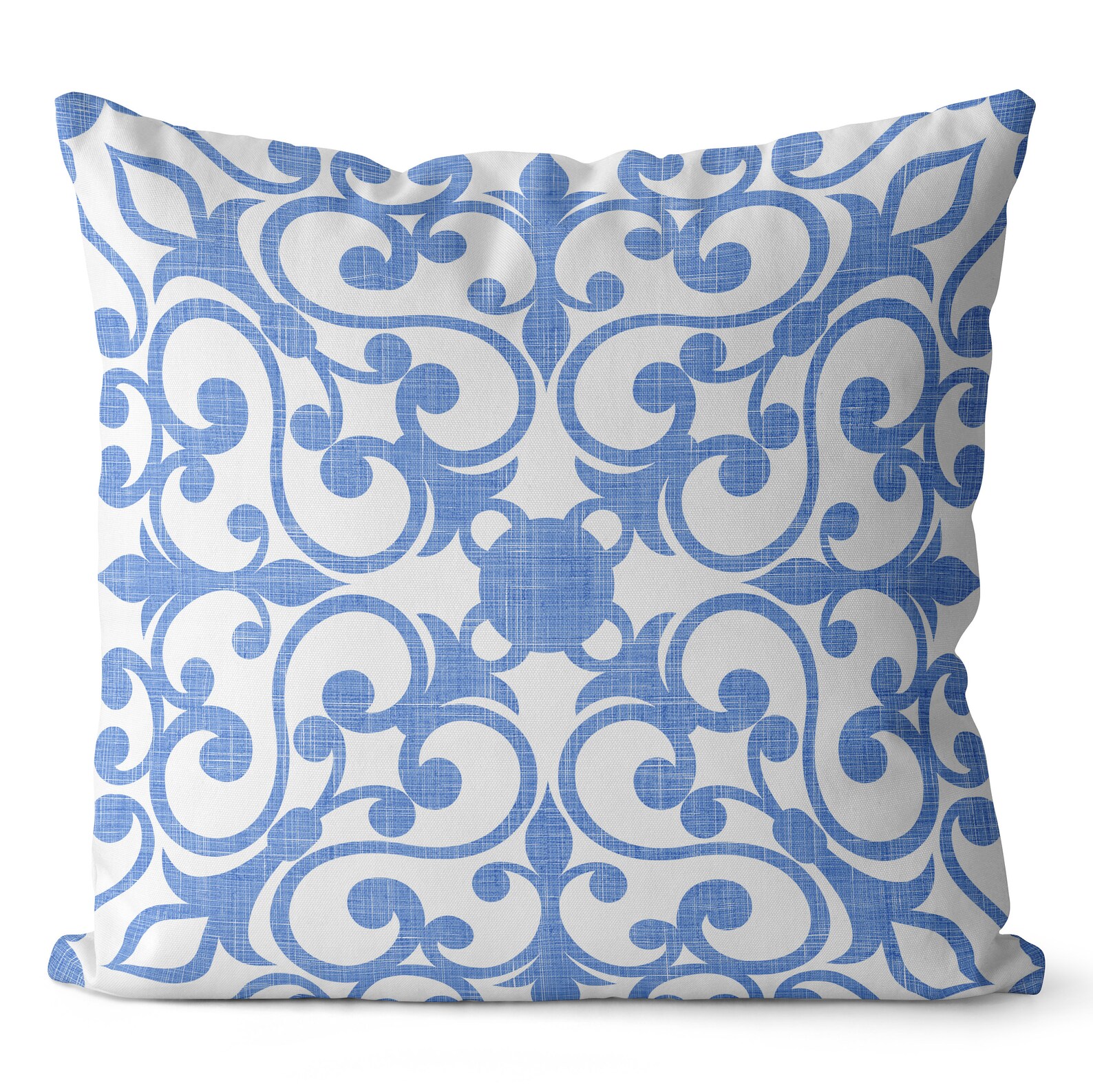 Periwinkle blue pillow covers for living room white and blue Etsy