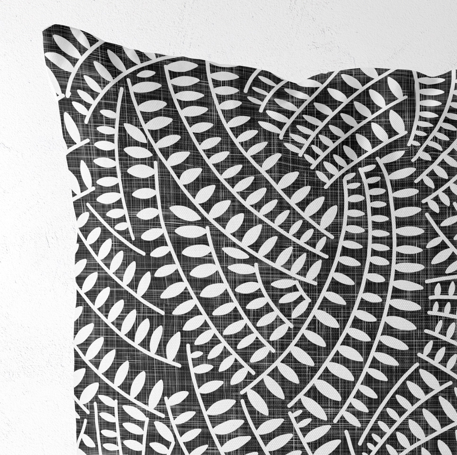 Black pillow covers 18x18 inch boho decor for living room Etsy