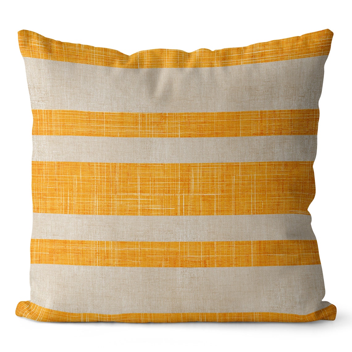 Mustard pillow covers with beige 18x18 Etsy