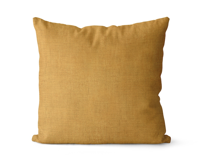 Yellow Pillow Covers for Living Room Tan Mustard Yellow Decor Etsy