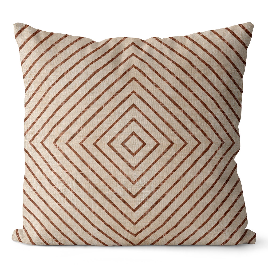Beige pillow covers with terracotta tan beige and warm brown Etsy